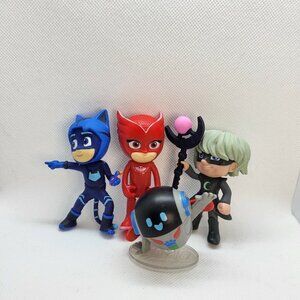 PJ Masks Figures 4 Pieces Disney Jr. Action Figures‎